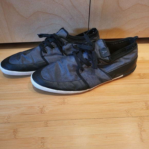 Aldo men's smart casual sneakers US11 gray-black-white - Picture 3 of 8